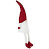 Northlight 21" Red and White Sitting Gnome Tabletop Christmas Decoration Image 2