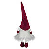 Northlight 21" Red and White Sitting Gnome Tabletop Christmas Decoration Image 4