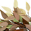 Northlight 22" Buttery Neutral Fall Colored Leaves Artificial Autumn Harvest Wreath - Unlit Image 3