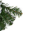 Northlight 22" Peacock Feather and Poinsettia Artificial Christmas Teardrop Swag  Unlit Image 2