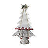 Northlight - 22" White and Red Christmas Tree Tabletop Decoration Image 1