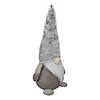 Northlight 23.5" LED Lighted Brown and White Knit Gnome Christmas Figure Image 3