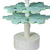 Northlight 23" Blue Snowflake Cutout Christmas Tree With a Star Table Top Decor Image 2