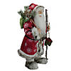 Northlight - 24.5" Snowflake Santa Claus Christmas Figure with Holly Berries Image 1