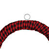 Northlight 24" Buffalo Plaid and Berry Artificial Christmas Wreath - Unlit Image 3