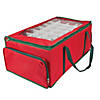 Northlight 24" Christmas Ornament Storage Bag with Removable Dividers Image 1