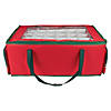 Northlight 24" Christmas Ornament Storage Bag with Removable Dividers Image 2