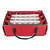 Northlight 24" Christmas Ornament Storage Bag with Removable Dividers Image 3
