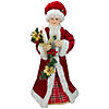 Northlight 24-Inch Animated Mrs. Claus with Lighted Candle Musical Christmas Figure Image 1