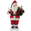 Northlight 24-Inch Animated Santa Claus with Lighted Candle Musical Christmas Figure Image 1