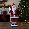 Northlight 24-Inch Animated Santa Claus with Lighted Candle Musical Christmas Figure Image 1