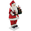 Northlight 24-Inch Animated Santa Claus with Lighted Candle Musical Christmas Figure Image 2