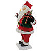 Northlight 24-Inch Animated Santa Claus with Lighted Candle Musical Christmas Figure Image 3