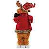 Northlight 24" Lighted and Animated Musical Moose Christmas Figure Image 4