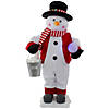 Northlight 24" Lighted and Animated Musical Snowman Christmas Figure Image 1