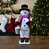 Northlight 24" Lighted and Animated Musical Snowman Christmas Figure Image 1