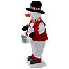 Northlight 24" Lighted and Animated Musical Snowman Christmas Figure Image 3