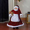 Northlight - 24" Mrs. Claus with Braided Hair and Gifts Christmas Figure Image 1