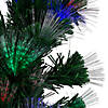 Northlight 24" Multi-Function Coloring Changing Fiber Optic Artificial Pine Christmas Wreath Image 1