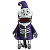 Northlight 24" Purple and Black Skeleton Unisex Child Halloween Trick or Treat Bag Costume Accessory - One Size Image 1