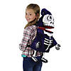 Northlight 24" Purple and Black Skeleton Unisex Child Halloween Trick or Treat Bag Costume Accessory - One Size Image 2