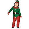Northlight 24" Red and Green Elf Boy's Costume With a Christmas Santa Hat - 4-6 Years Image 1