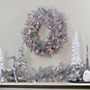Northlight 24" Silver Tinsel Artificial Christmas Wreath  Clear Lights Image 1