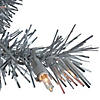 Northlight 24" Silver Tinsel Artificial Christmas Wreath  Clear Lights Image 3