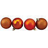 Northlight 24ct Orange Shatterproof 4-Finish Christmas Ball Ornaments 2.5" (60mm) Image 2