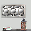 Northlight 25.25" Metallic Gray Rectangular Geometric Wall Mirror Image 1