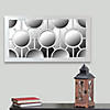 Northlight 25.25" White Framed Rectangular Geometric Mirror Wall Decor Image 1