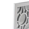 Northlight 25.25" White Framed Rectangular Geometric Mirror Wall Decor Image 2