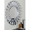 Northlight 25.5" Silver Aztec Sunburst Round Mirror Wall Decor Image 2