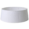 Northlight 25.5" White Rattan Pattern Large Christmas Tree Collar Image 1