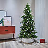 Northlight 25.5" White Rattan Pattern Large Christmas Tree Collar Image 1