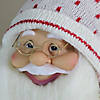 Northlight - 25" White and Red Santa in Knit Deer Sweater with Sack of Pine Figure Decoration Image 3