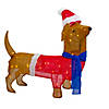 Northlight 26" LED Lighted Dachshund Dog Outdoor Christmas Decoration Image 1