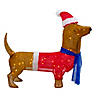 Northlight 26" LED Lighted Dachshund Dog Outdoor Christmas Decoration Image 3