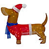 Northlight 26" LED Lighted Dachshund Dog Outdoor Christmas Decoration Image 4