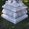Northlight 28.75" Cherub Angel Standing on Pedestal Outdoor Garden Statue Image 3