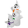 Northlight 3.5' Pre-Lit Inflatable Ghost Trio Outdoor Halloween Decoration Image 3