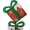 Northlight - 3.5' Pre-Lit Stacked Gift Boxes Outdoor Christmas Decor Image 1