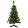 Northlight 3' Black River Pine Artificial Medium Profile Christmas Tree  Unlit Image 1