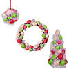 Northlight 3-piece speckled easter egg tree  ball and wreath set Image 1