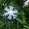 Northlight 3' Pre-Lit Color Changing Fiber Optic Artificial Christmas Tree with Snowflakes - Multi Color Lights Image 1
