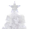 Northlight 3' Pre-Lit LED Color Changing White Fiber Optic Artificial Christmas Tree Image 1