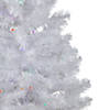 Northlight 3' Pre-Lit LED Snow White Artificial Christmas Tree  Multi Lights Image 2