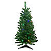 Northlight 3' Pre-Lit Medium Mixed Classic Pine Artificial Christmas Tree - Multicolor LED Lights Image 1