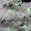 Northlight 3' Pre-Lit Medium White Pine Artificial Christmas Tree - Green Lights Image 1