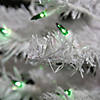 Northlight 3' Pre-Lit Medium White Pine Artificial Christmas Tree - Green Lights Image 2
